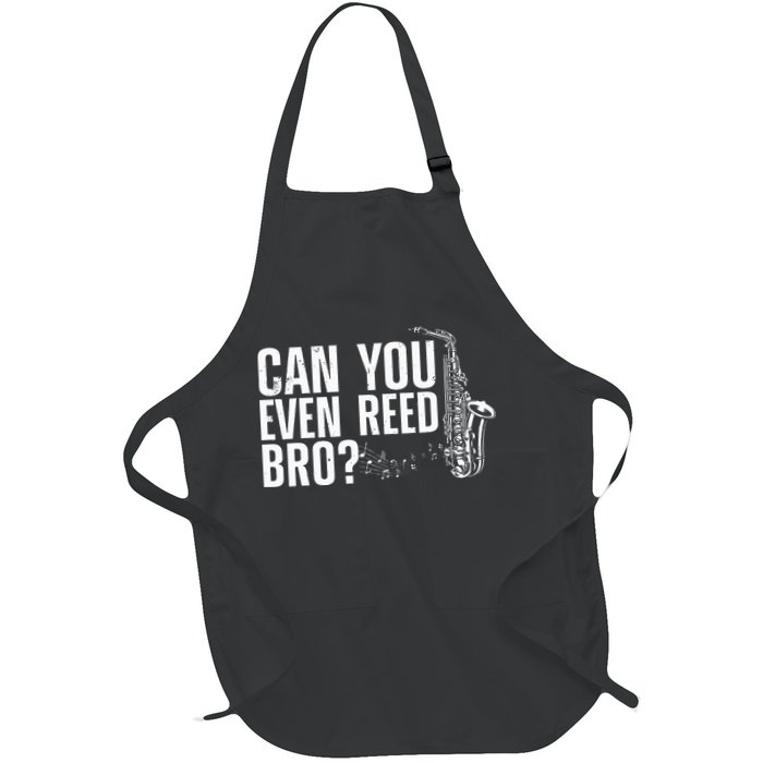 Saxophone Design Saxophone Player Reed Full-Length Apron With Pockets