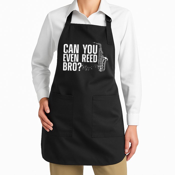 Saxophone Design Saxophone Player Reed Full-Length Apron With Pockets