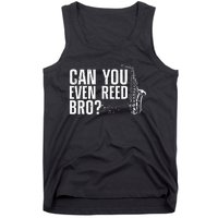 Saxophone Design Saxophone Player Reed Tank Top