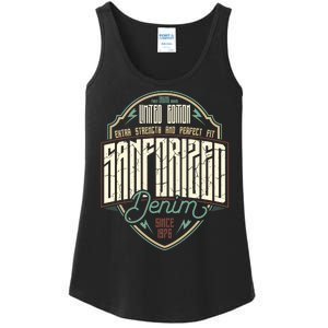 Sanforized Denim Ladies Essential Tank