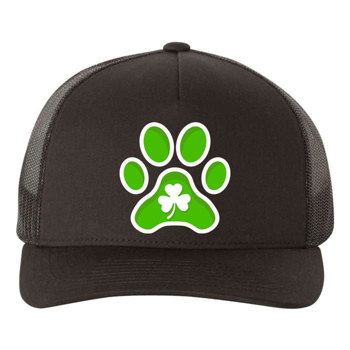 Shamrock Dog St. Patrick's Day Yupoong Adult 5-Panel Trucker Hat