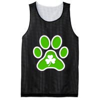 Shamrock Dog St. Patrick's Day Mesh Reversible Basketball Jersey Tank