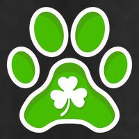 Shamrock Dog St. Patrick's Day 25L Jumbo Tote
