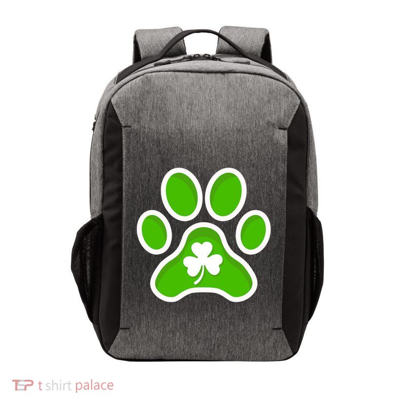 Shamrock Dog St. Patrick's Day Vector Backpack