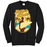 Surfer Dude Surfing Surfboarding Lover Sunset Beach Waves Sweatshirt