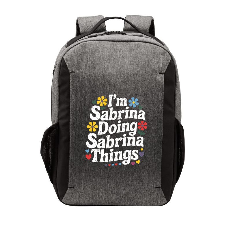 Sabrina Doing Sabrina Things Personalized Name Vector Backpack