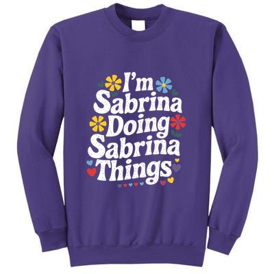 Sabrina Doing Sabrina Things Personalized Name Sweatshirt