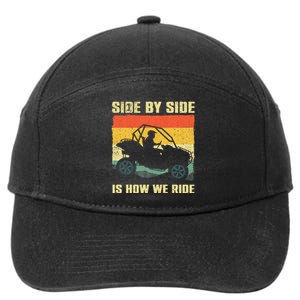 Sxs Design Sxs Utv Side By Side Vehicle 7-Panel Snapback Hat