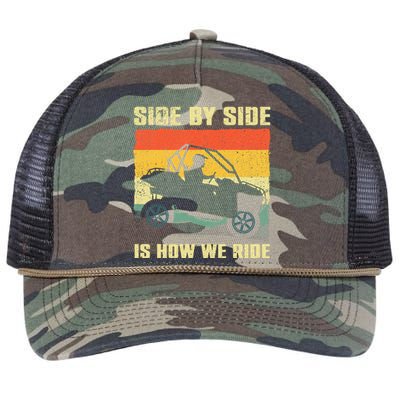 Sxs Design Sxs Utv Side By Side Vehicle Retro Rope Trucker Hat Cap