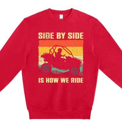 Sxs Design Sxs Utv Side By Side Vehicle Premium Crewneck Sweatshirt