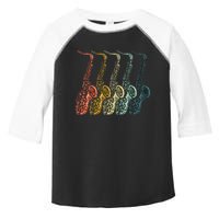 Saxophone Design Sax Lover Saxophonist Toddler Fine Jersey T-Shirt