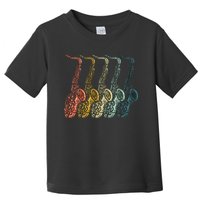 Saxophone Design Sax Lover Saxophonist Toddler T-Shirt