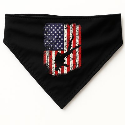 Scuba Diver Scuba Diving American Flag USA-Made Doggie Bandana