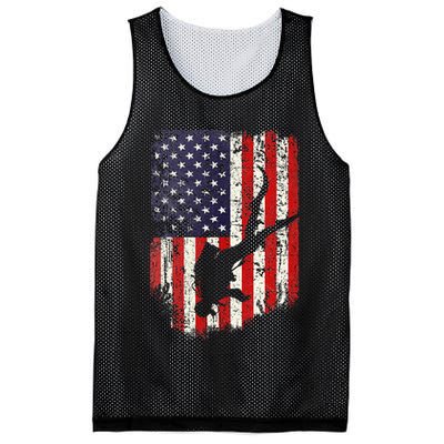 Scuba Diver Scuba Diving American Flag Mesh Reversible Basketball Jersey Tank