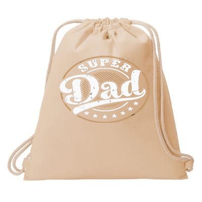 Super Dad Drawstring Bag