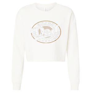 Super Dad Cropped Pullover Crew