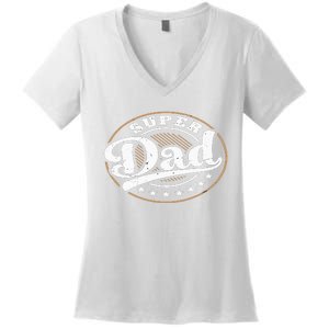 Super Dad Women's V-Neck T-Shirt