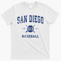 San Diego SD Vintage Baseball Throwback Retro Design T-Shirt