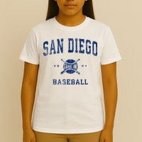 San Diego SD Vintage Baseball Throwback Retro Design T-Shirt