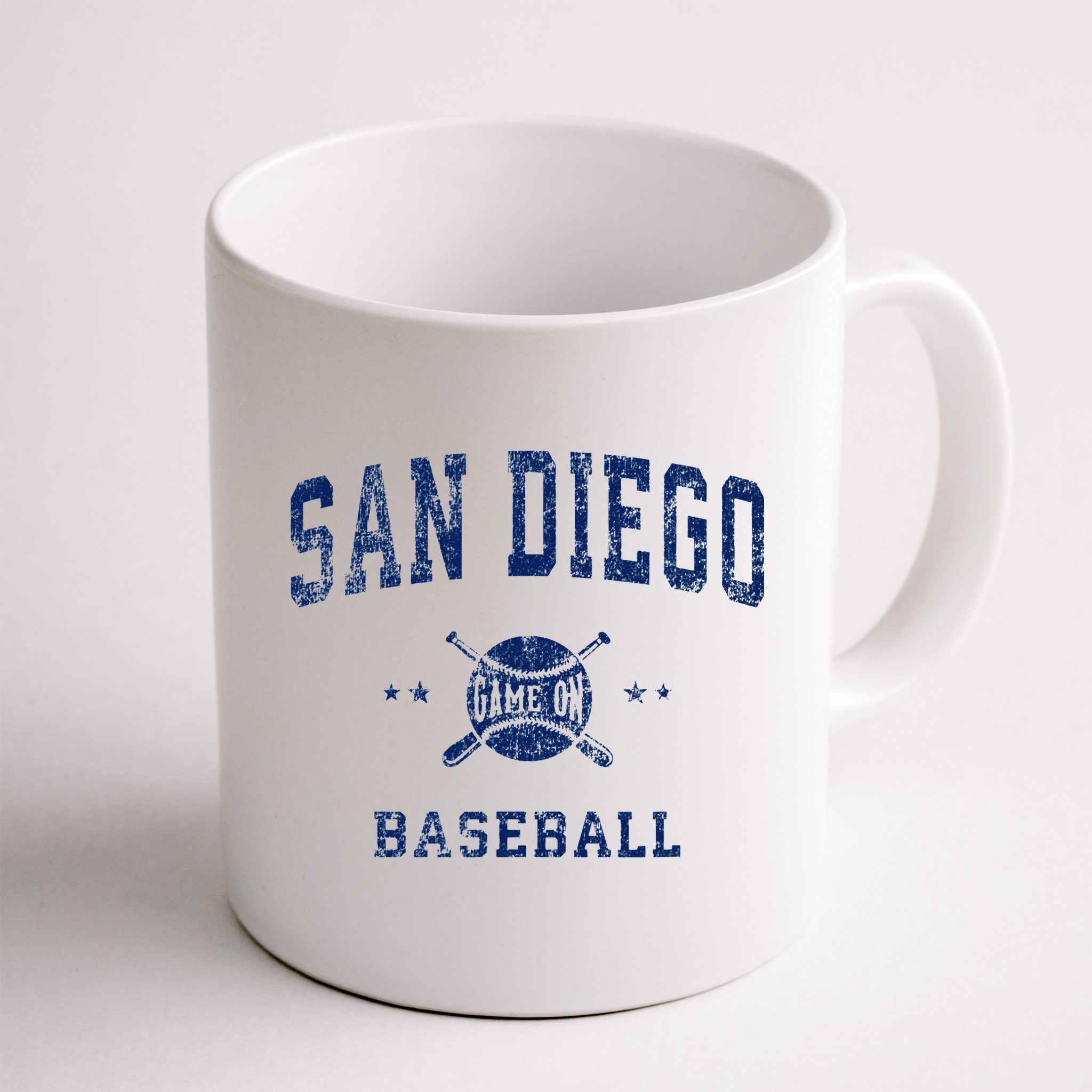 San Diego SD Vintage Baseball Throwback Retro Design Mug