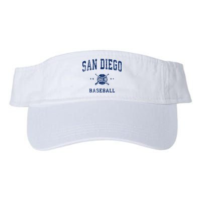 San Diego SD Vintage Baseball Throwback Retro Design Visor