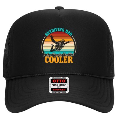 Skydiving Dad Skydiver Parachute Plane Funny Trucker Hat