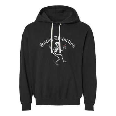 Social Distortion Skelly Garment-Dyed Fleece Hoodie