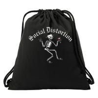 Social Distortion Skelly Drawstring Bag