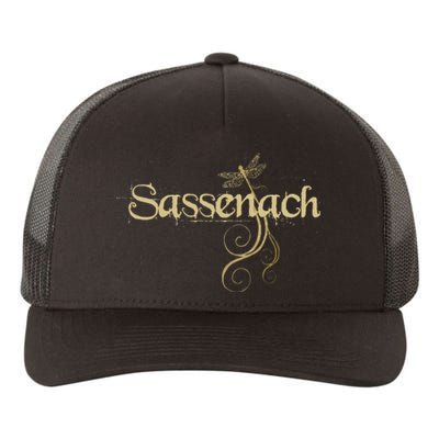 Sassenach Dragonfly Scottish Gift Retro Yupoong Adult 5-Panel Trucker Hat