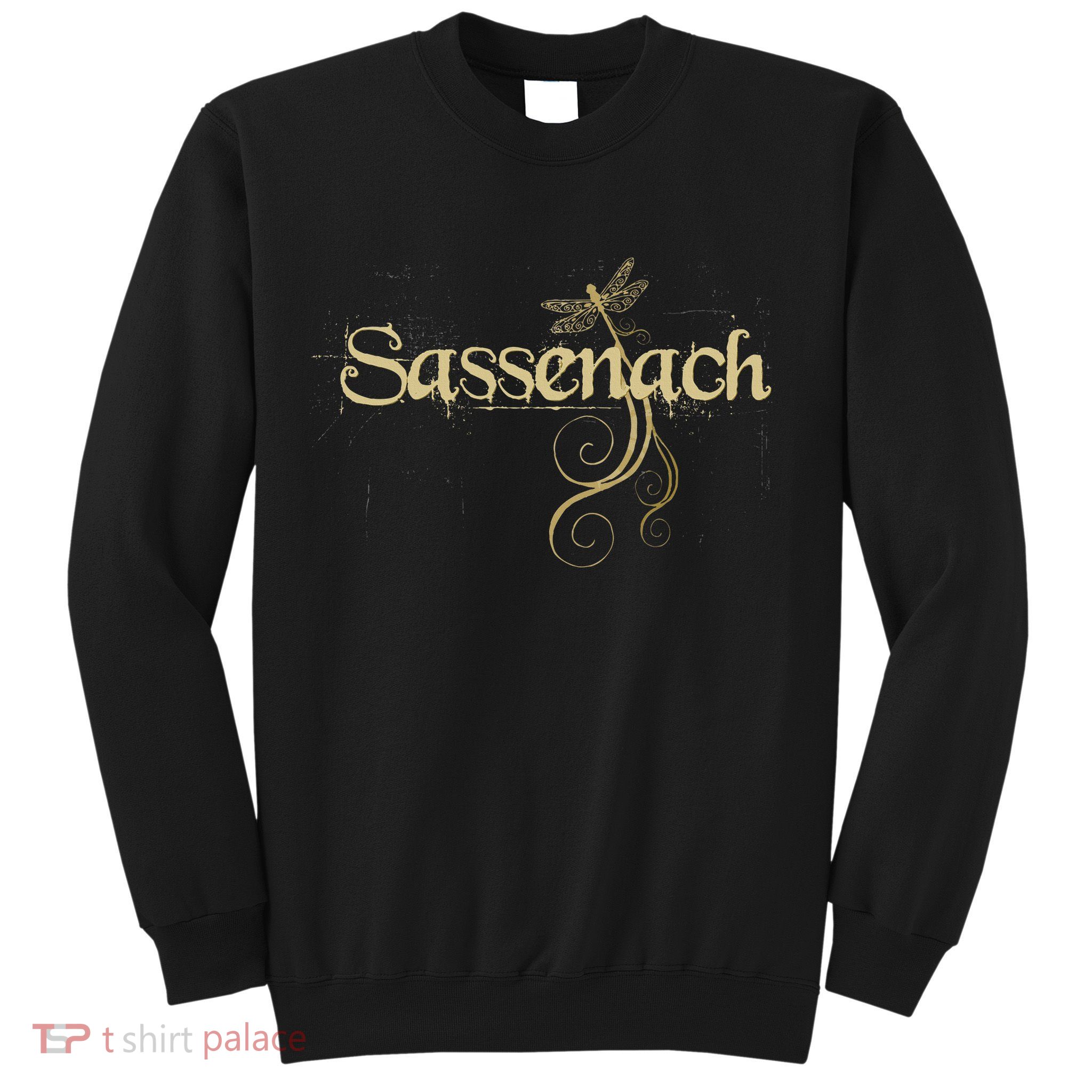 Sassenach Dragonfly Scottish Gift Retro Sweatshirt