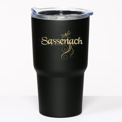 Sassenach Dragonfly Scottish Gift Retro Tumbler