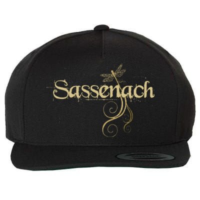 Sassenach Dragonfly Scottish Gift Retro Wool Snapback Cap