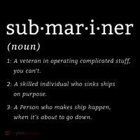 Submariner Definition Submersible Nuclearpowered Submarine Tall T-Shirt