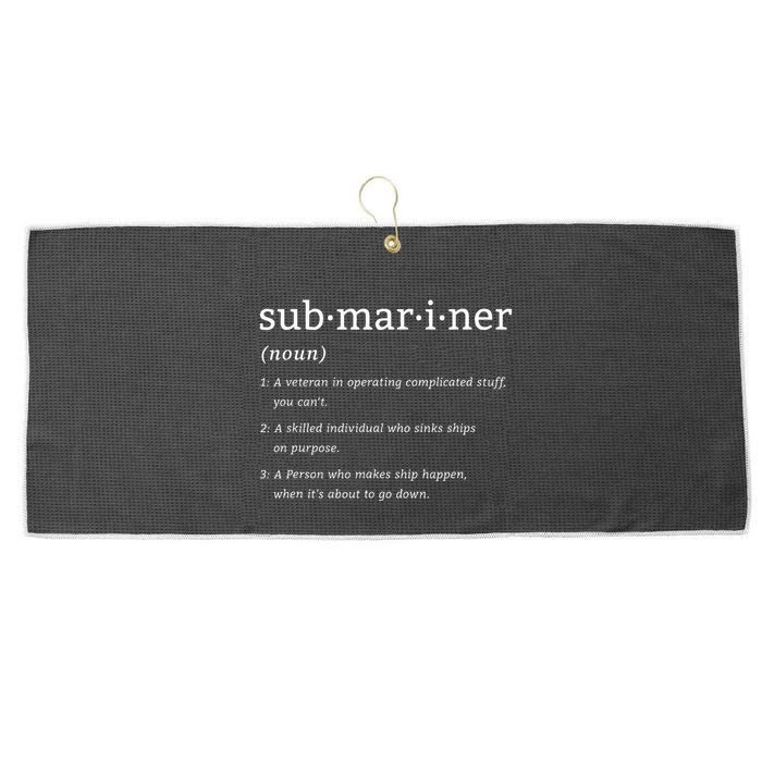 Submariner Definition Submersible Nuclearpowered Submarine Large Microfiber Waffle Golf Towel