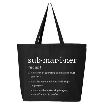Submariner Definition Submersible Nuclearpowered Submarine 25L Jumbo Tote