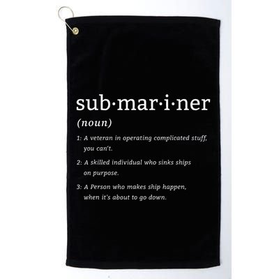 Submariner Definition Submersible Nuclearpowered Submarine Golf Towel