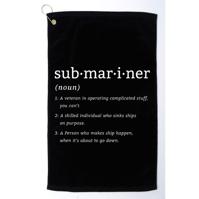 Submariner Definition Submersible Nuclearpowered Submarine Golf Towel