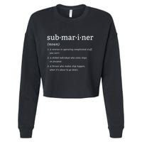 Submariner Definition Submersible Nuclearpowered Submarine Cropped Pullover Crew