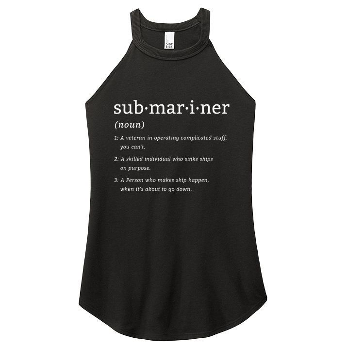 Submariner Definition Submersible Nuclearpowered Submarine Women's Perfect Tri Rocker Tank
