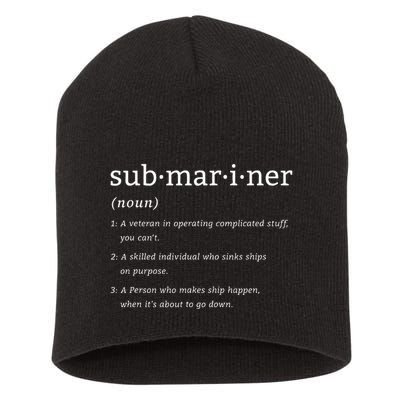 Submariner Definition Submersible Nuclearpowered Submarine Short Acrylic Beanie