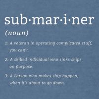 Submariner Definition Submersible Nuclearpowered Submarine Garment-Dyed Sweatshirt