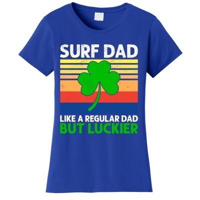 Surf Dad Surfer Daddy Surfing Papa Surfboarding Fathers Day Great Gift Women's T-Shirt