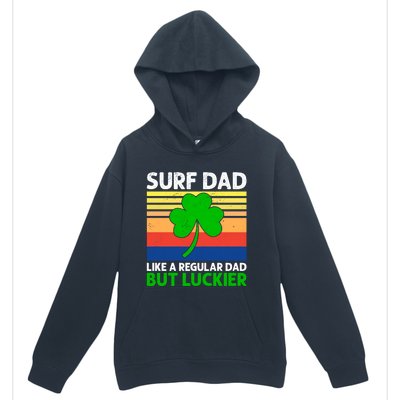 Surf Dad Surfer Daddy Surfing Papa Surfboarding Fathers Day Great Gift Urban Pullover Hoodie