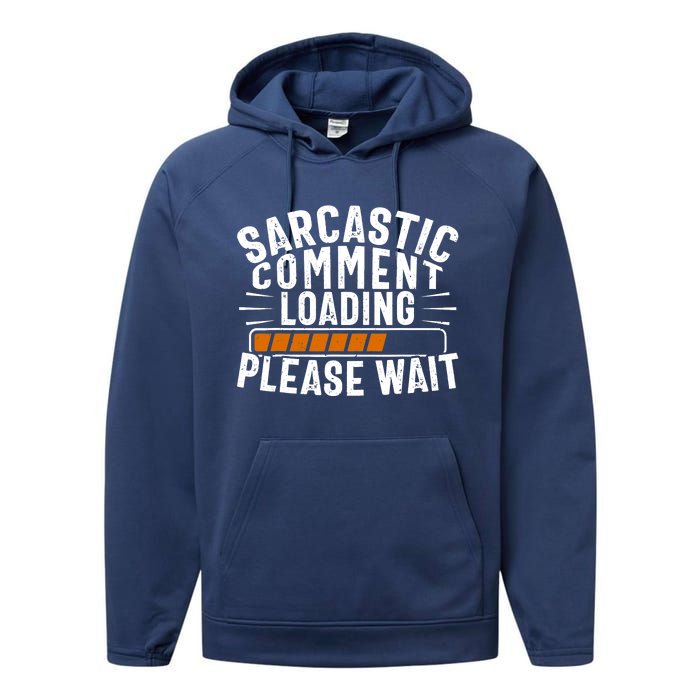 Sarcasm Design, Sarcastic Tee, Novelty Humor Performance Fleece Hoodie