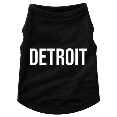 Simple Detroit Doggie Tank