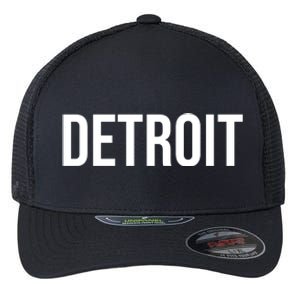 Simple Detroit Flexfit Unipanel Trucker Cap