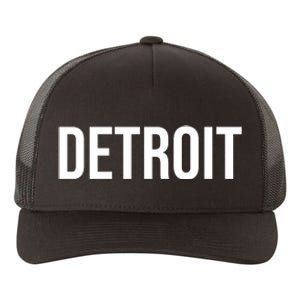 Simple Detroit Yupoong Adult 5-Panel Trucker Hat