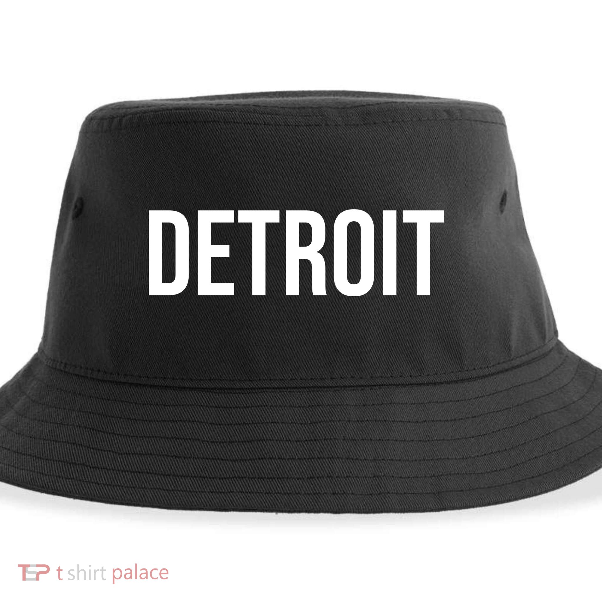 Simple Detroit Sustainable Bucket Hat