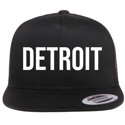 Simple Detroit Flatbill Hat