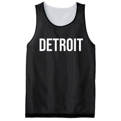 Simple Detroit Mesh Reversible Basketball Jersey Tank